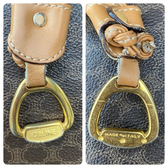 Celine Vintage Macadam Drawstring Bucket Bag - Picture 6 of 16